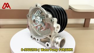 8976027810 8-97602781-0 Rakitan Pompa Air Dengan Gasket untuk ISUZU 6HE1-T FSR FTR