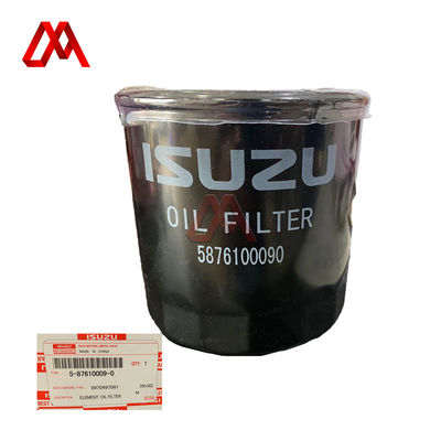 4JB1 Isuzu Replacement Parts Engine Oil Cleaner Filter 5876100090 Custom