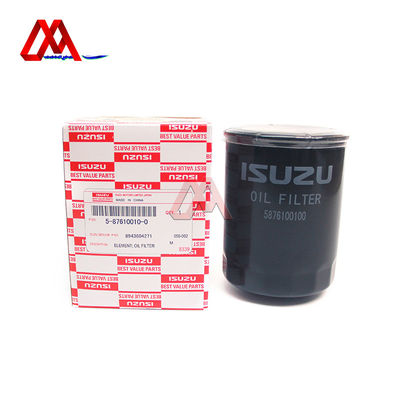 ISUZU NKR NPR 4HF1 Oil Filter Element 5876100210 8973299110 Customized