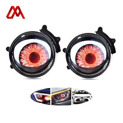IZUMI Multicolor Demon Eyes 3 Inch LED Projector Auto Accessories For Cars